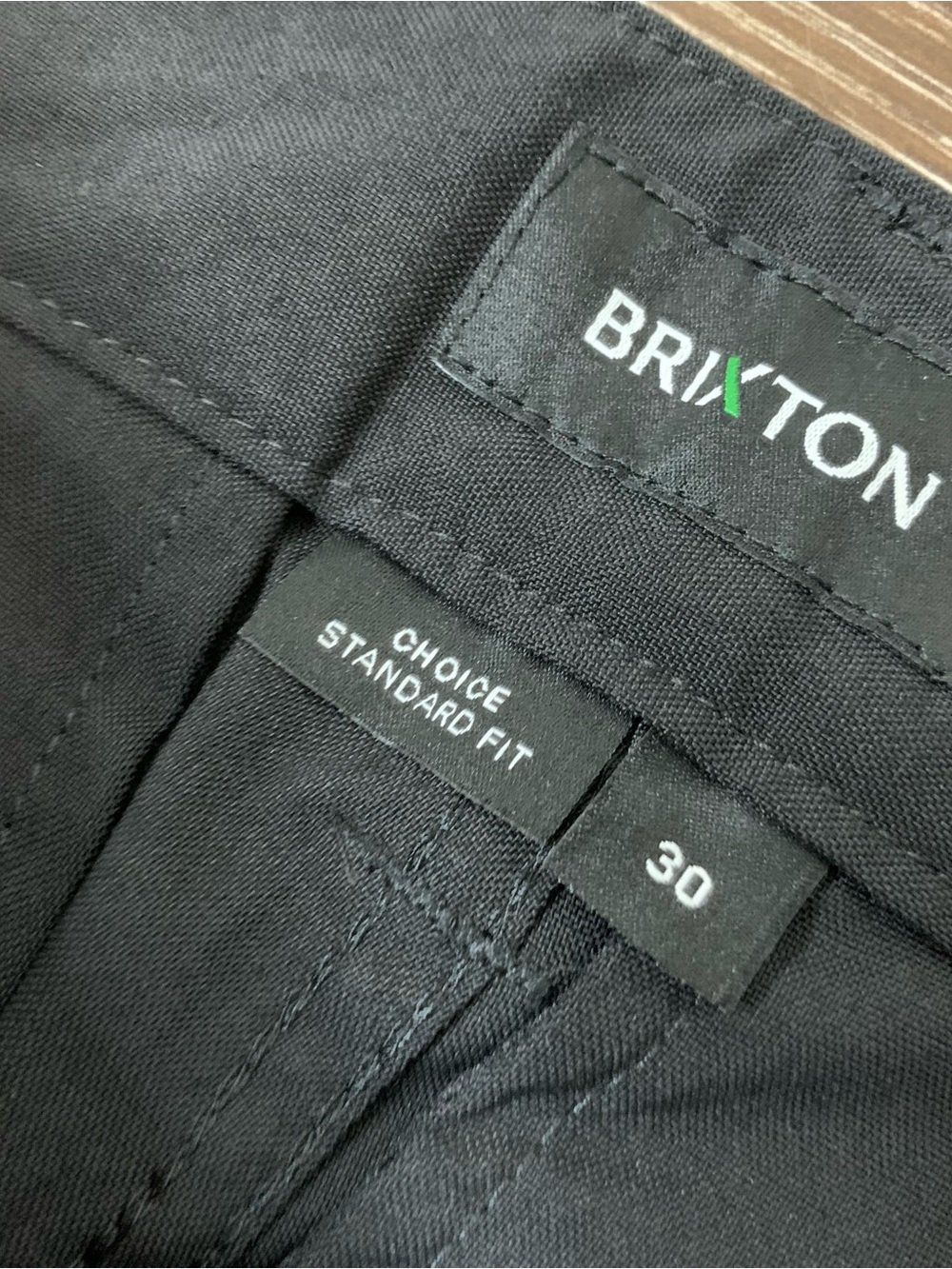 Brixton Mens black crossover nylon choice standard fit pants 30 NWT - Picture 7 of 11